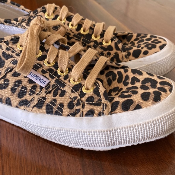 Superga Leopard print canvas sneakers - Picture 4 of 12
